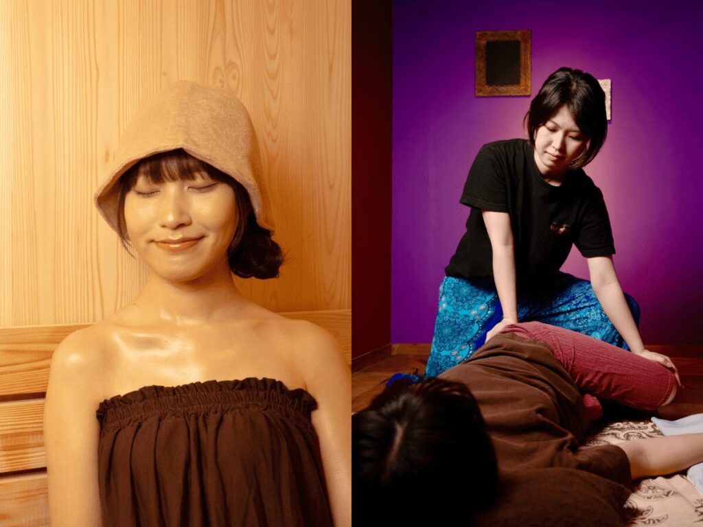 サウナとタイ古式マッサージ