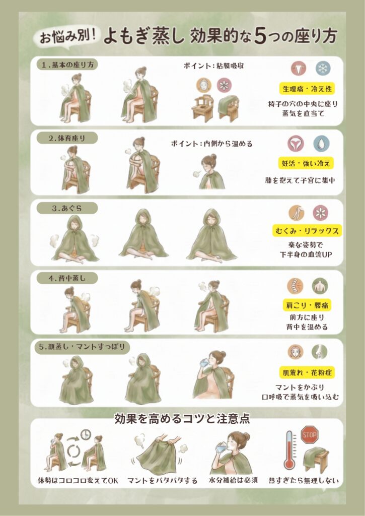 Effective-Sitting-Positions-for-Mugwort-Steam